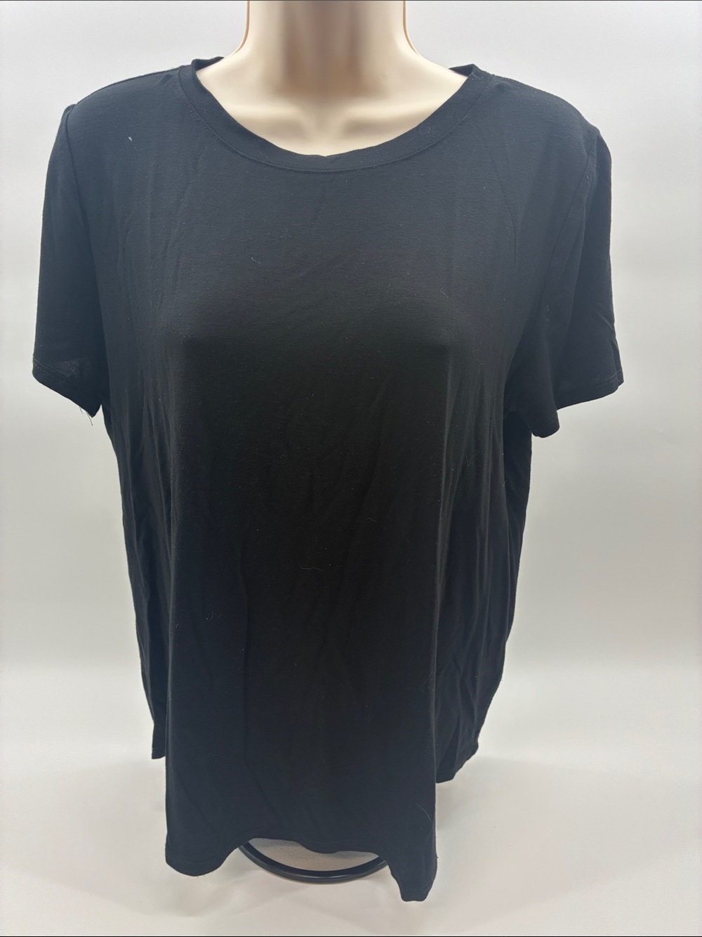 Green Envelope Black Short Sleeve Crewneck Tee